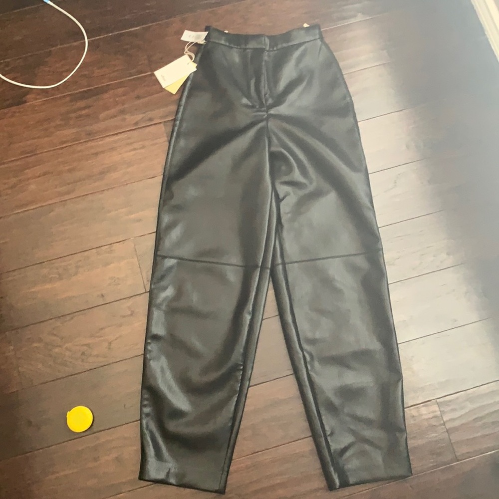 Aritzia Wilfred vegan leather pant Bica